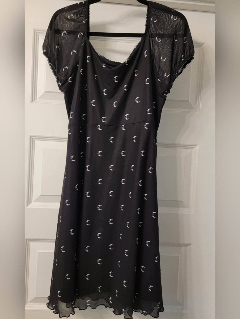 Euc Killstar Black It's A Moon Thing Mona Skater Dress 3x Us Size 16 View 5